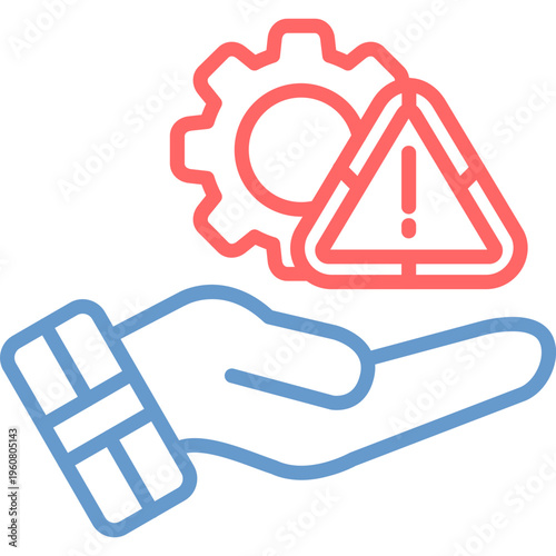 Risk Control Vector Icon