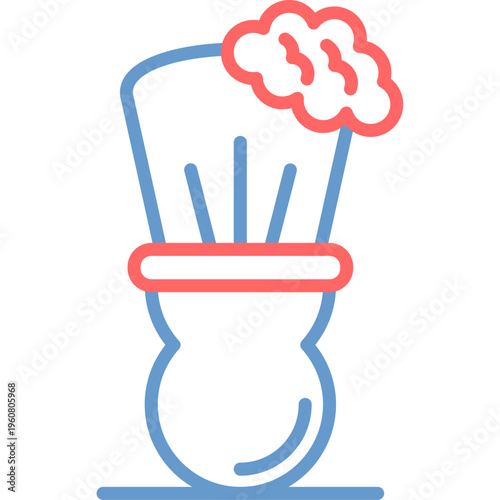 Shaving brush Vector Icon