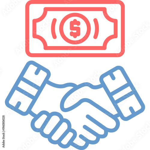 Shady Deal Vector Icon