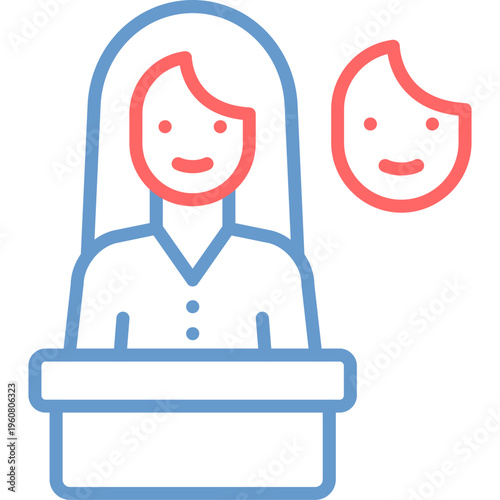 Dishonest Politician Vector Icon