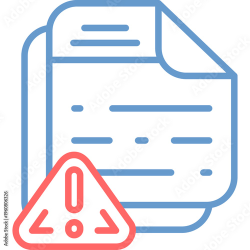 Corrupted File Vector Icon