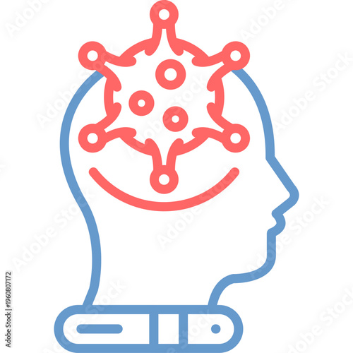 Infection Cluster Vector Icon