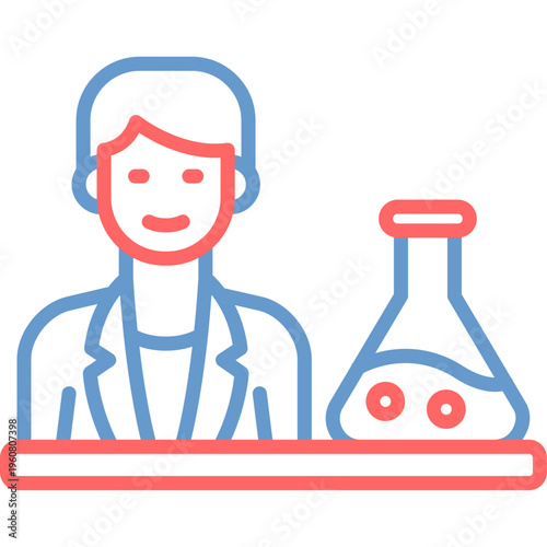 Lab Technician Vector Icon