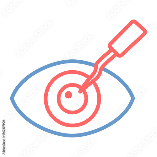 Cataract Surgery Vector Icon