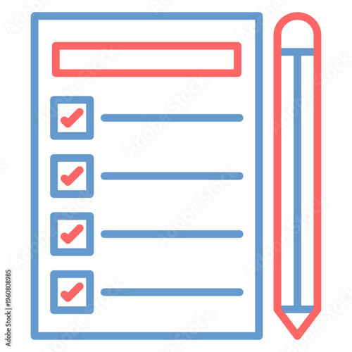 Application Form Vector Icon