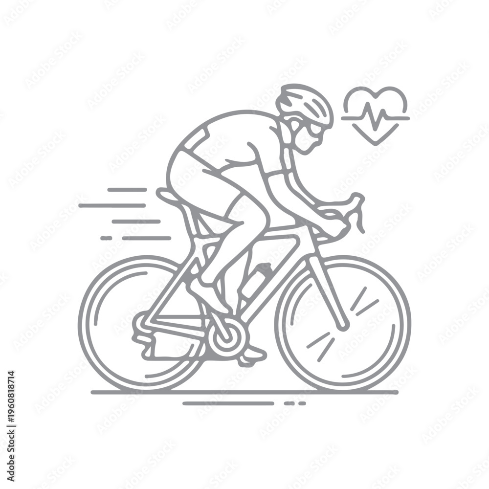Obraz premium cycling power