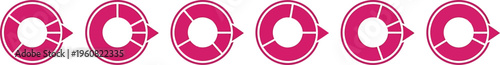 Pink life preserver, lifebuoy, rescue icons, vector graphics, pink safety symbols