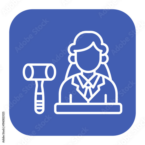 Judge Female Icon