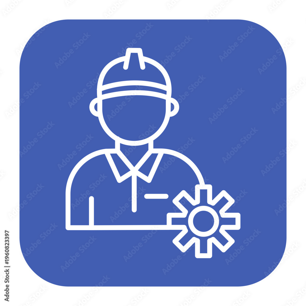 Obraz premium Qa Engineer Male Icon
