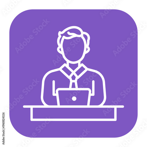Office Worker Icon