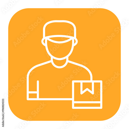 Delivery Person Icon