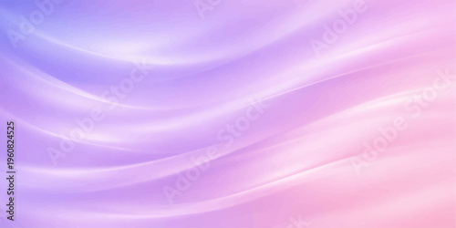 Abstract purple and pink silk wave background with smooth flowing fabric texture and soft light design