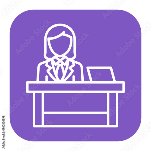 Receptionist Icon
