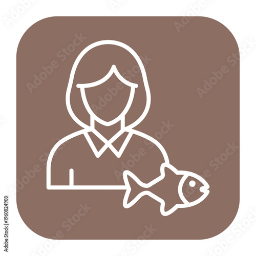 Fisherwoman Icon