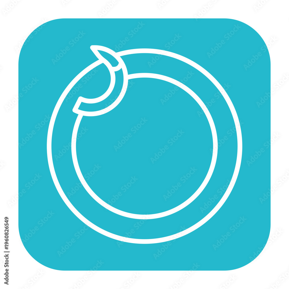Fototapeta premium Ouroboros Icon