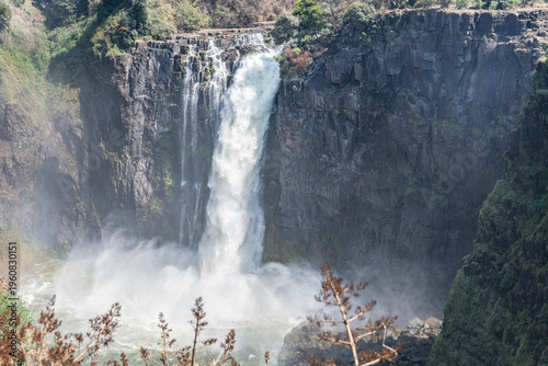 Wallpaper Mural Victoria Falls towards the end of the dry season showing from the Zimbabwe side Torontodigital.ca