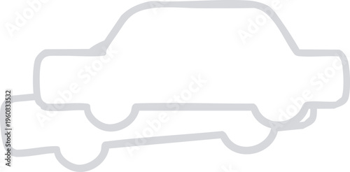 大祓の車形（くるまがた）のベクターイラスト｜厄除け・お祓い・神事素材（背景透過・シンプル）