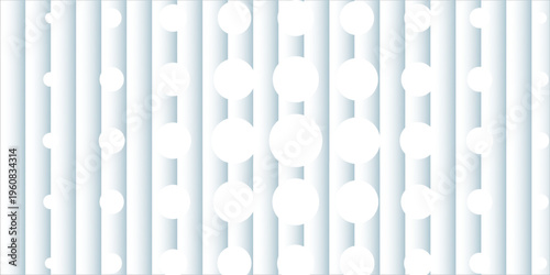 Vector ribbed glass texture background. Blue white grey purple ribbed glass. Mesh gradient.