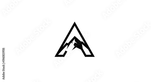 Vector illustration of a yellow 3d triangle symbol with a black house icon as a warning sign for road safety and high caution design concept