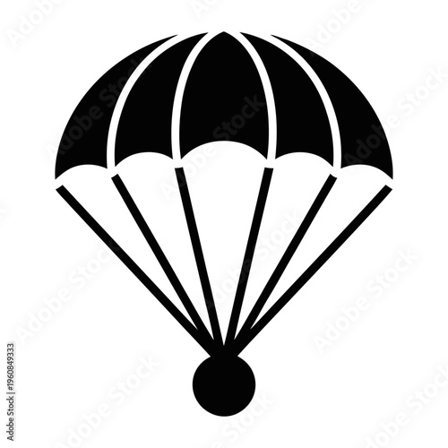 Minimalist vector parachute design in