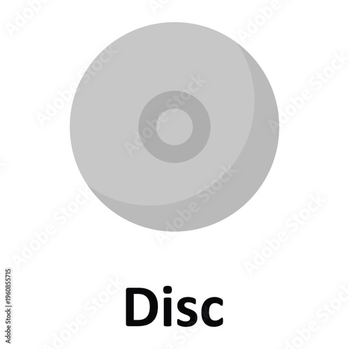 Disc Vector icon which can easily modify or edit
