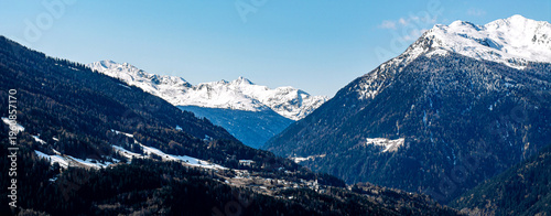 the verwall mountain massif in tyrol austria panorama