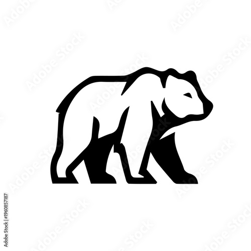 silhouette of a bear