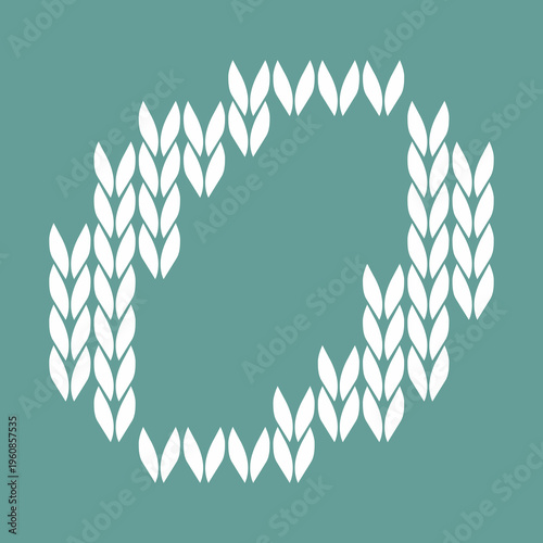 Knitted Letter O