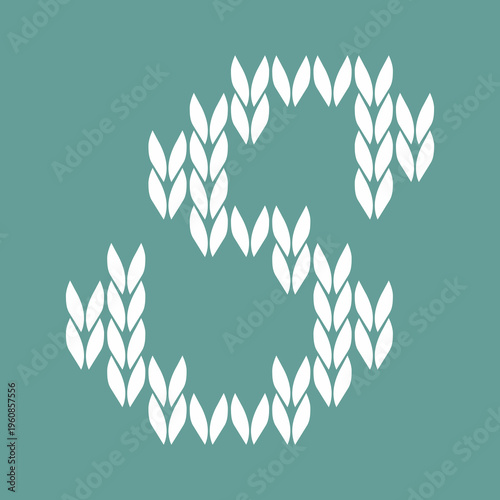 Knitted Letter S