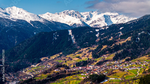 the verwall mountain massif in tyrol austria