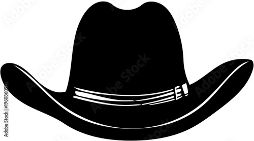 illustration of a cowboy hat vector