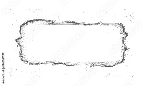 Hand drawn of a wire whisk outline with rough textured lines handdrawn kitchen