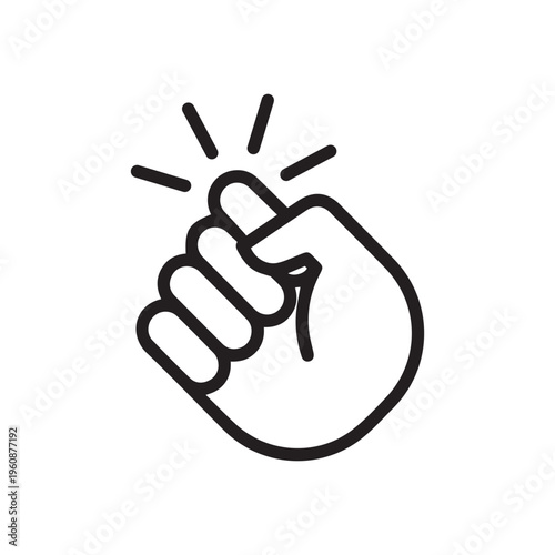 Knocking on door icon
