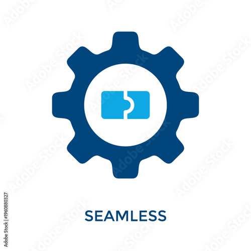 Seamless Icon Dual Tone Style. Vector Illustration For Graphic Design