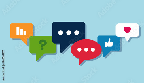 icona, discussione, dialogo, comunicazione, fumetto, concetto, baloon, 