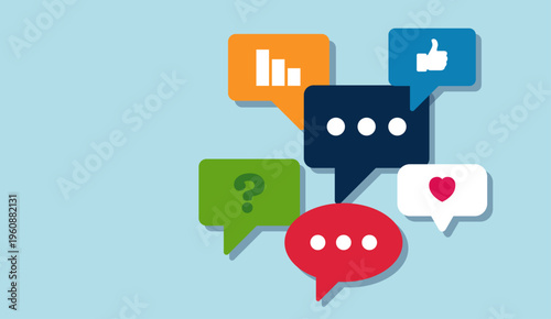 icona, discussione, dialogo, comunicazione, fumetto, concetto, baloon, 