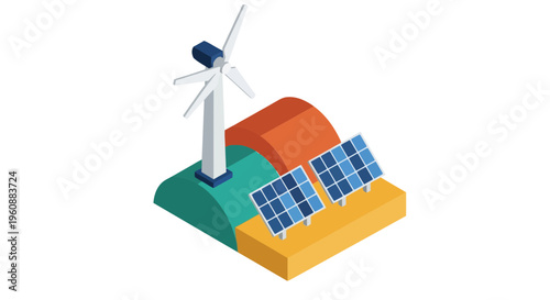 Renewable Energy Source Solar Panel.