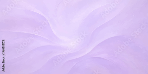 An abstract purple background featuring smooth silk waves and soft satin textures with pink light curves for a modern textile design