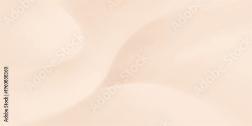 Smooth flowing silk wave illustration featuring a soft pink and gold liquid satin texture with elegant curves for an abstract vector background design