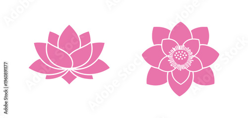 Symbols and icons of the lotus blossom

