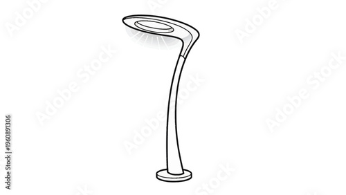 Modern Street Light Fixture Design.