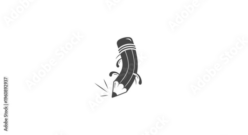 a black and white drawing of a fish.