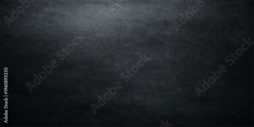 A dark blue and black grunge wallpaper with a rough textured surface featuring an old grey chalkboard pattern on a blank vintage wall backdrop