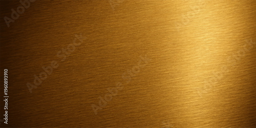 A brushed gold metal texture with a natural brown wooden grain pattern creates a textured hardwood plank surface for an old timber wall backdrop design