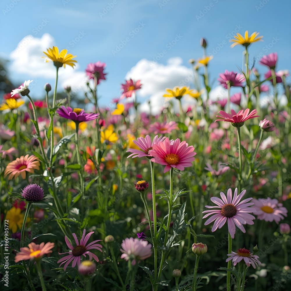 Fototapeta premium field of flowers