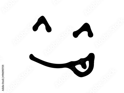 シンプルな手書きの顔