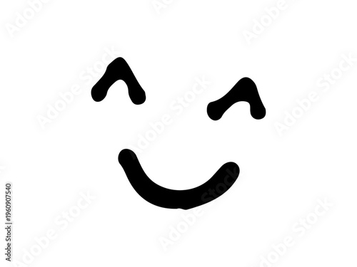 シンプルな手書きの顔