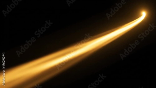 Vibrant multicolored lines and dots swirl in abstract motion against a dark background with glowing streaks of light.