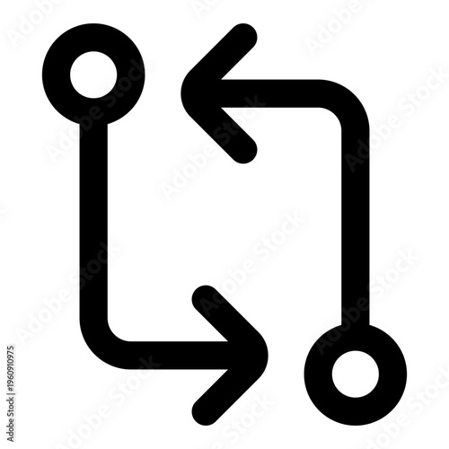 Code Compare Line Icon Vector, Modern Outline Coding and Programming Symbol for Developer and Web Design Concept