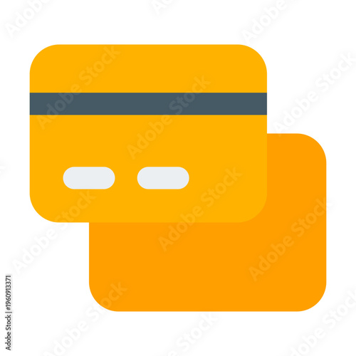 Credit Card Flat Icon Vector, Colorful Ecommerce and Shopping Symbol for Online Store and Marketplace Concept